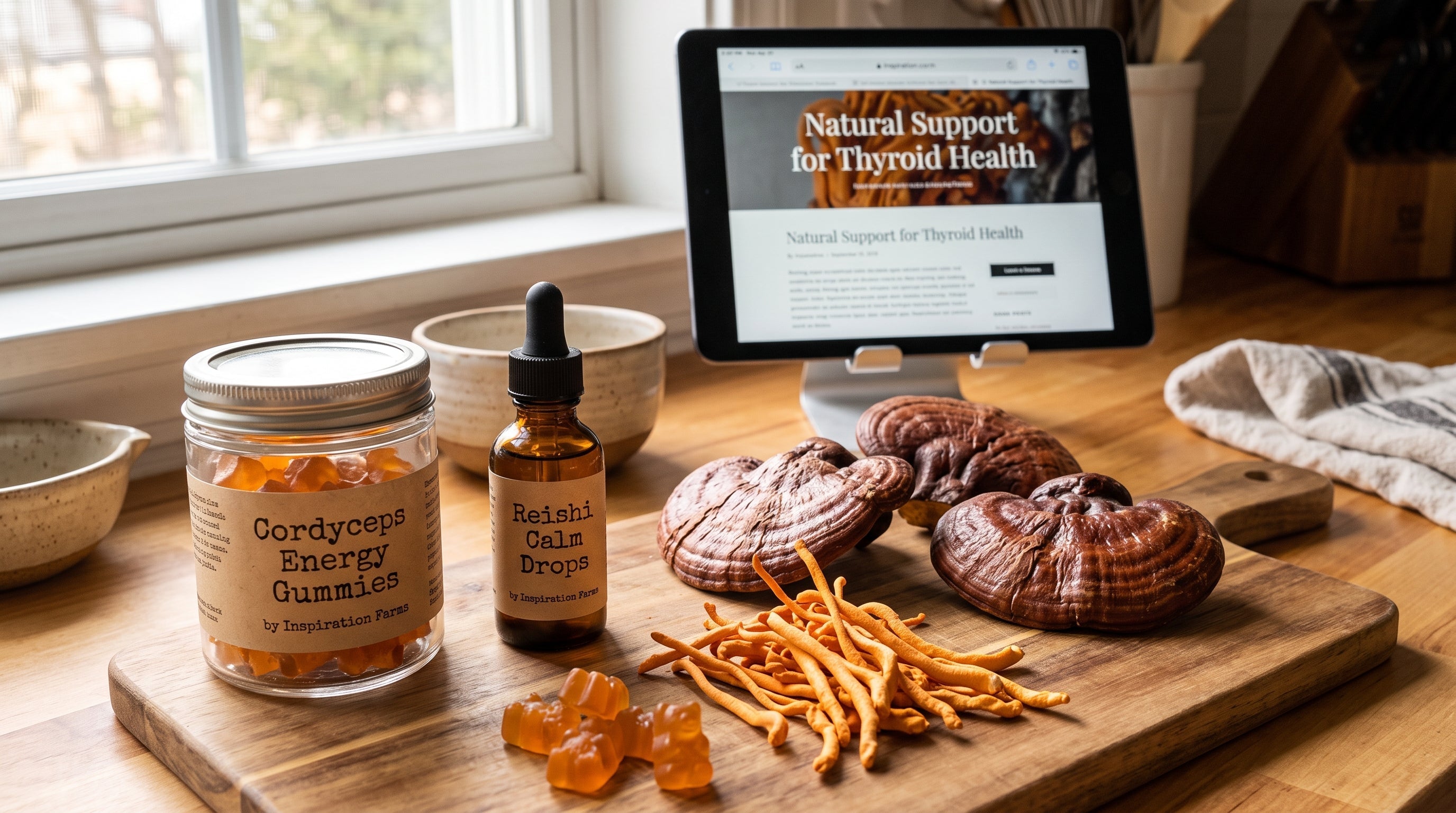 Natural Thyroid Support: The Science Behind Functional Mushrooms