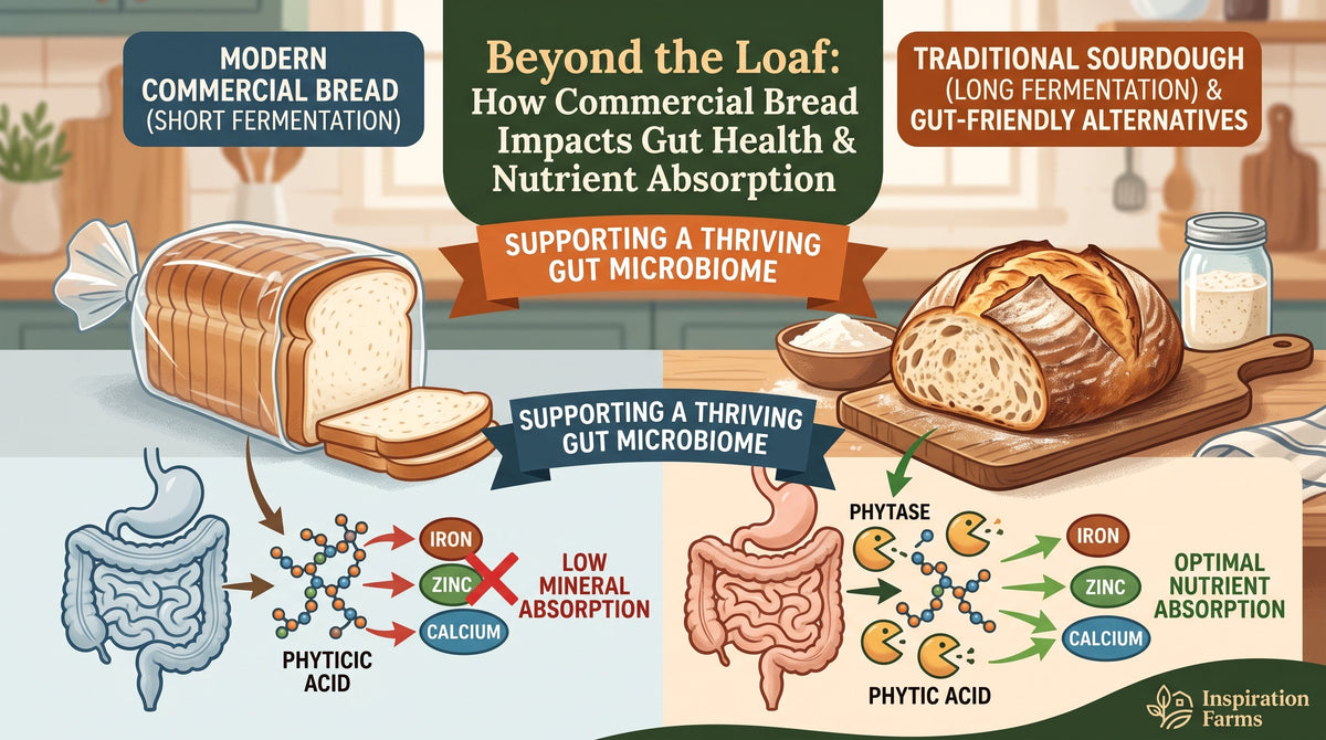 Beyond the Loaf: How Commercial Bread Impacts Gut Health &amp; Nutrient Absorption