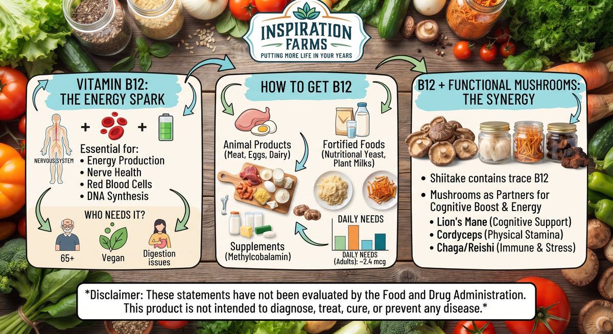The Powerhouse Vitamin: Understanding Vitamin B12 and Its Mushroom Connection