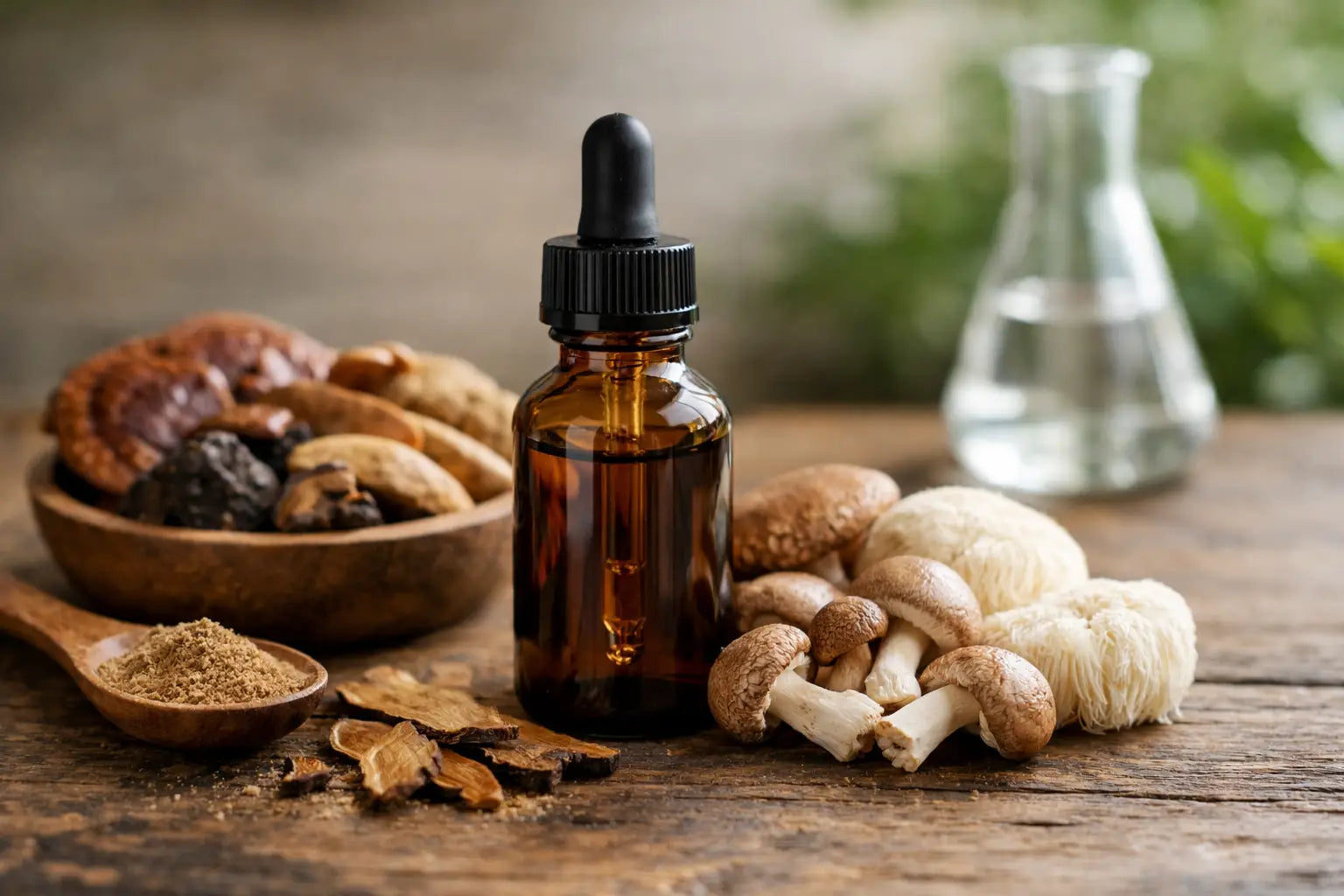 Alcohol Free Mushroom Tincture for Daily Support