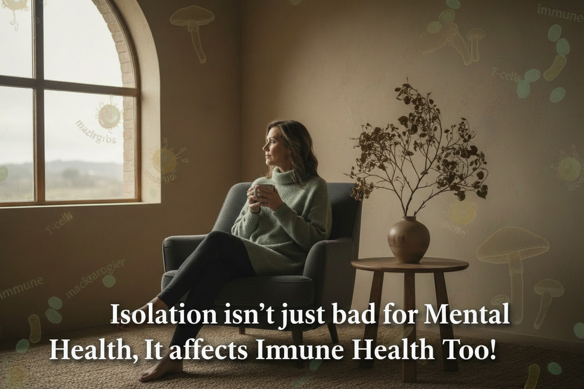 Social Isolation Accelerates Immunomodulatory Aging