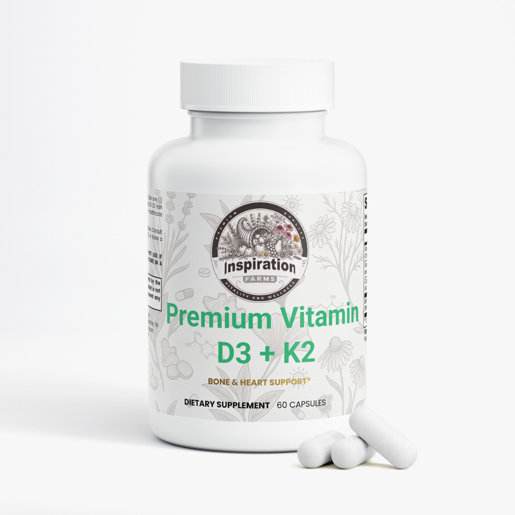 Premium Vitamin D3 + K2 Complex