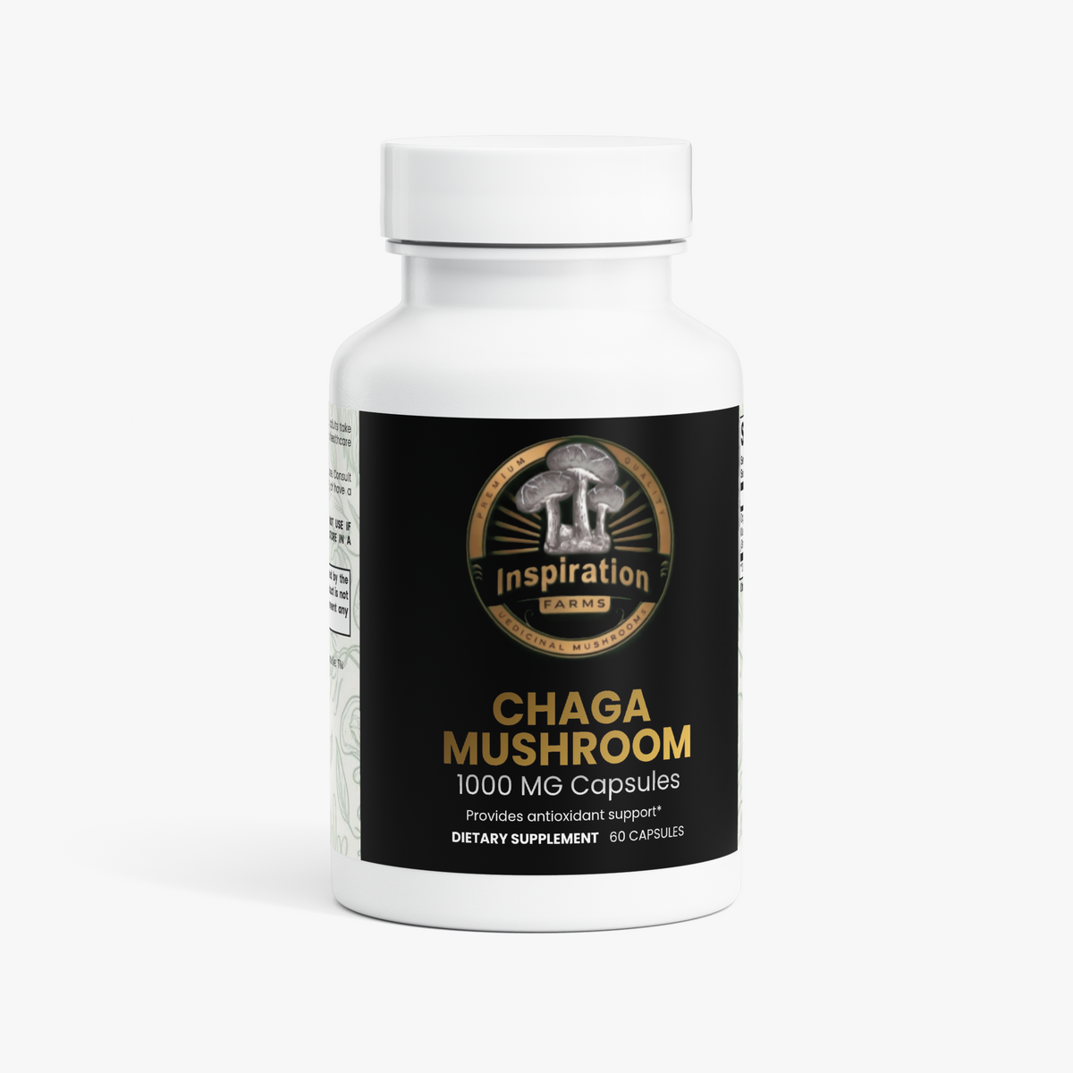 Chaga Mushroom Capsules – Antioxidant & Immune Support | 60 Capsules