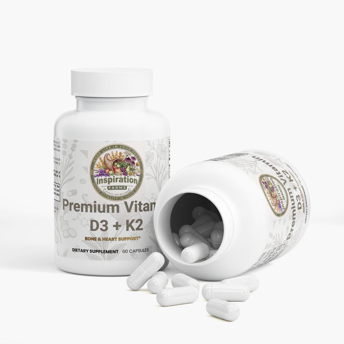 Premium Vitamin D3 + K2 Complex