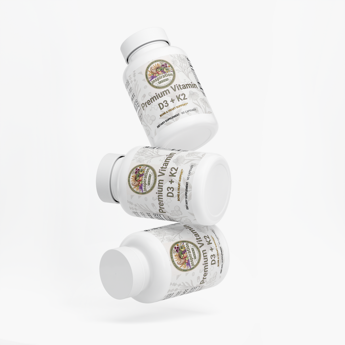 Premium Vitamin D3 + K2 Complex