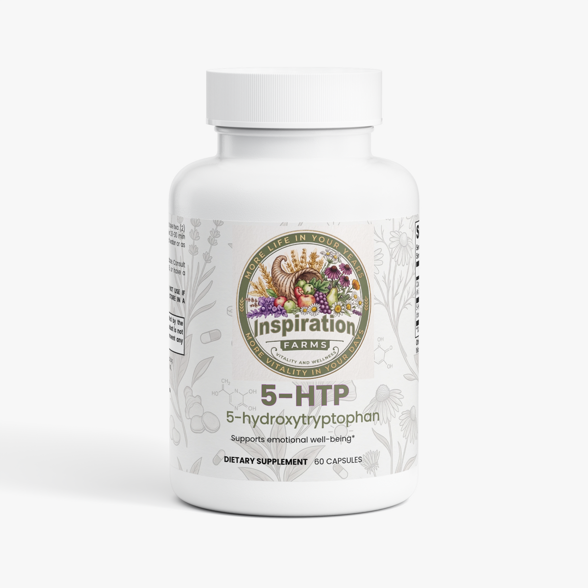 5-HTP Capsules – Griffonia Seed Extract | 60 Capsules