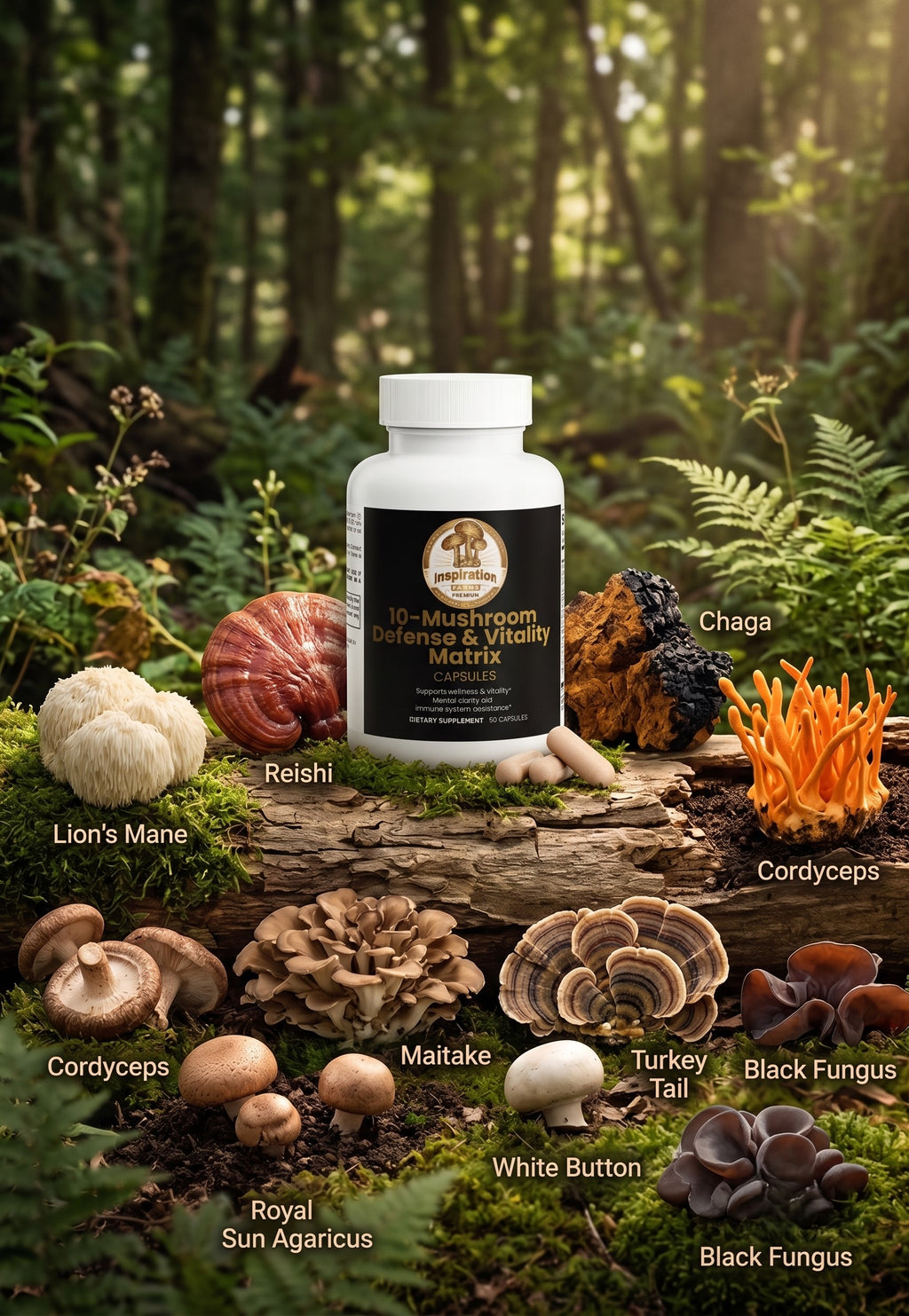 Mushroom Complex 10 X